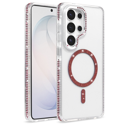 Galaxy S26 Ultra Case M-safe Charging Enabled Zore Tera Silicone Cover - Zore
