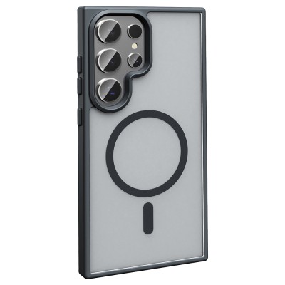 Galaxy S26 Ultra Case M-safe Charging Feature Matte Back Surface Zore Sio Cover - 9