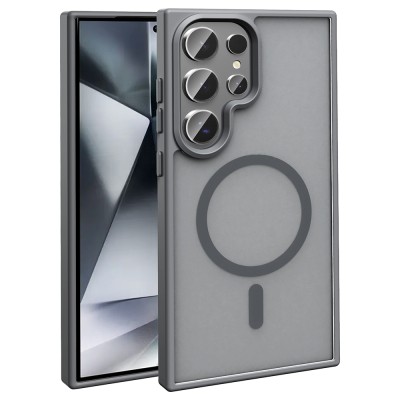 Galaxy S26 Ultra Case M-safe Charging Feature Matte Back Surface Zore Sio Cover - 4