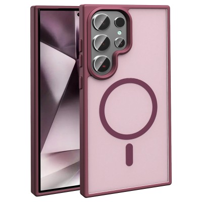 Galaxy S26 Ultra Case M-safe Charging Feature Matte Back Surface Zore Sio Cover - 6