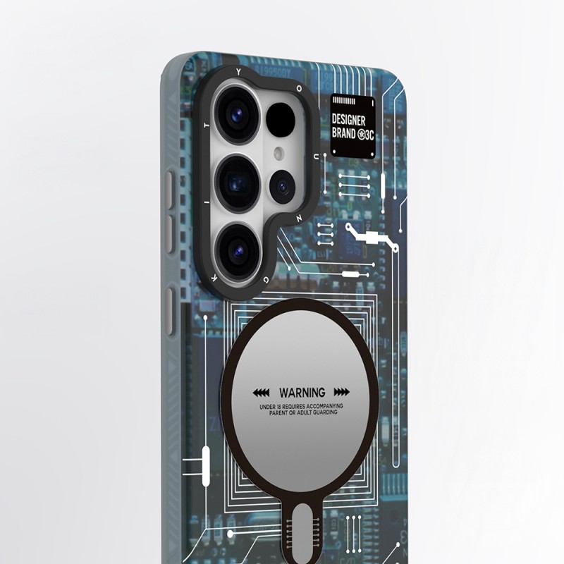 Galaxy S26 Ultra Case M-safe Charging Feature Youngkit 360 Degree Stand Technology Series Cover - 8