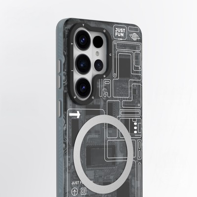Galaxy S26 Ultra Case M-safe Charging Feature Youngkit 360 Degree Stand Technology Series Cover - 9
