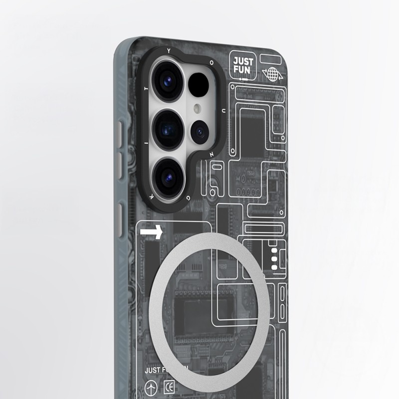 Galaxy S26 Ultra Case M-safe Charging Feature Youngkit 360 Degree Stand Technology Series Cover - 9