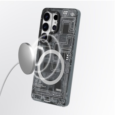 Galaxy S26 Ultra Case M-safe Charging Feature Youngkit 360 Degree Stand Technology Series Cover - 10