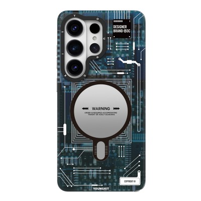 Galaxy S26 Ultra Case M-safe Charging Feature Youngkit 360 Degree Stand Technology Series Cover - 3