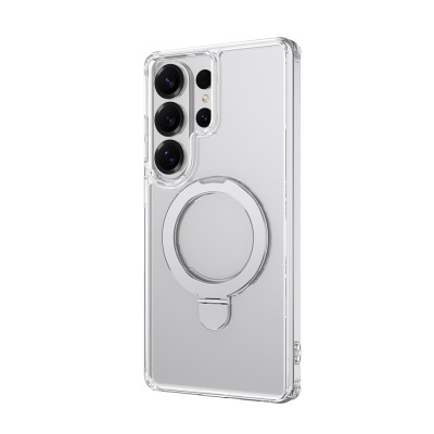 Galaxy S26 Ultra Case M-safe with Charging Feature Raptic Air Stand Series Frosted Transparent Design Stand Cover - 3