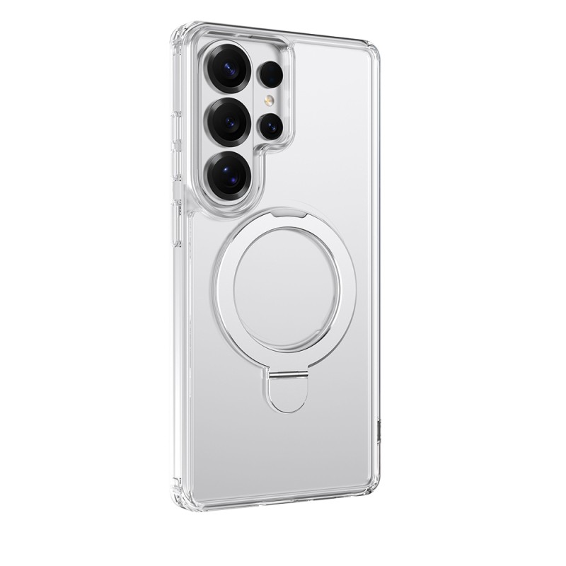 Galaxy S26 Ultra Case M-safe with Charging Feature Raptic Air Stand Series Frosted Transparent Design Stand Cover - 8