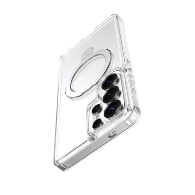 Galaxy S26 Ultra Case M-safe with Charging Feature Raptic Air Stand Series Frosted Transparent Design Stand Cover - 9