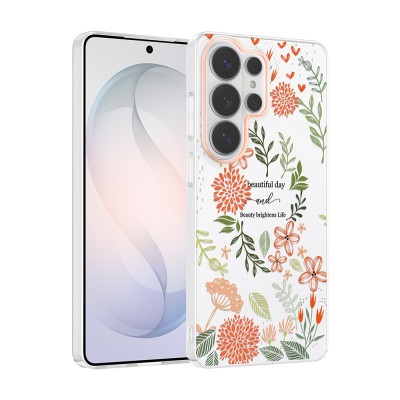 Galaxy S26 Ultra Case with Camera Protector, Patterned Zore Clip Cover - 4
