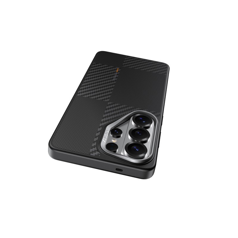 Galaxy S26 Ultra Case with M-safe Charging Feature, 600D Metal Camera Frame Raptic Aramid Dual Series Cover - 5