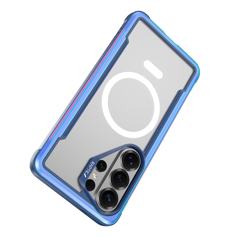 Galaxy S26 Ultra Case with M-safe Charging Feature Airbag, Raptic Shield Series Transparent Back Cover - 5