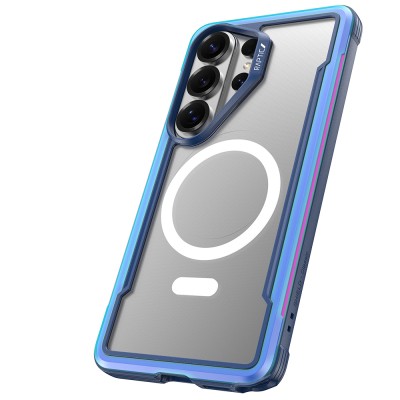 Galaxy S26 Ultra Case with M-safe Charging Feature Airbag, Raptic Shield Series Transparent Back Cover - 6