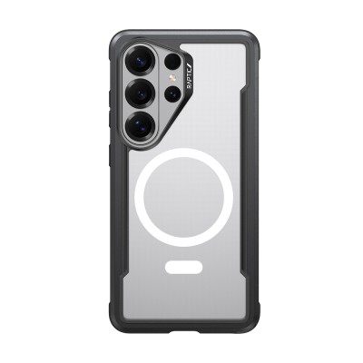 Galaxy S26 Ultra Case with M-safe Charging Feature Airbag, Raptic Shield Series Transparent Back Cover - 2