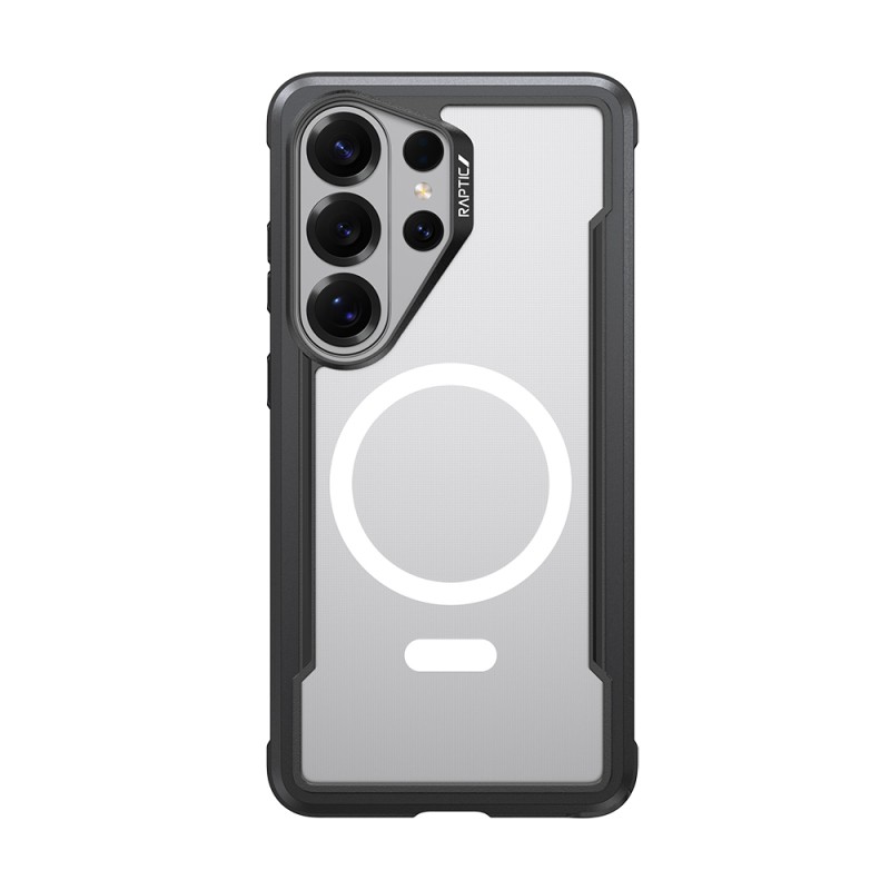 Galaxy S26 Ultra Case with M-safe Charging Feature Airbag, Raptic Shield Series Transparent Back Cover - 2