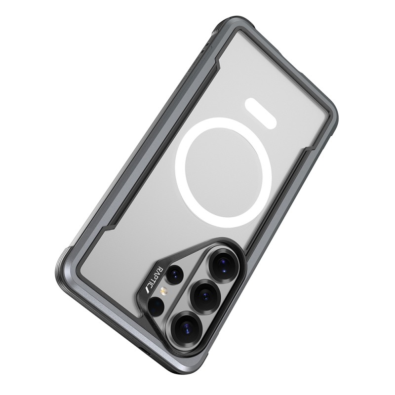 Galaxy S26 Ultra Case with M-safe Charging Feature Airbag, Raptic Shield Series Transparent Back Cover - 14