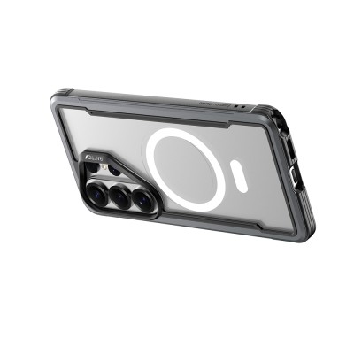 Galaxy S26 Ultra Case with M-safe Charging Feature Airbag, Raptic Shield Series Transparent Back Cover - 16