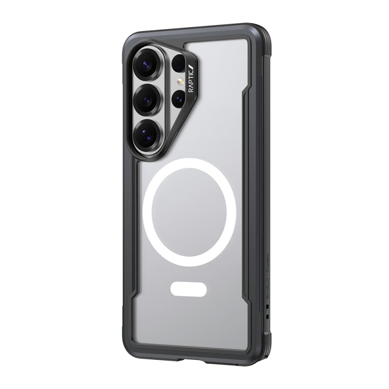 Galaxy S26 Ultra Case with M-safe Charging Feature Airbag, Raptic Shield Series Transparent Back Cover - 17