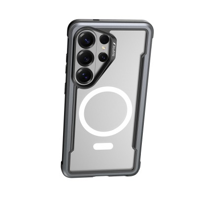 Galaxy S26 Ultra Case with M-safe Charging Feature Airbag, Raptic Shield Series Transparent Back Cover - 18
