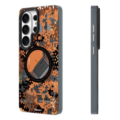 Galaxy S26 Ultra Case with M-Safe Charging Feature, Youngkit Camouflage Sykell Series Cover - 6