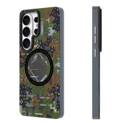 Galaxy S26 Ultra Case with M-Safe Charging Feature, Youngkit Camouflage Sykell Series Cover - 9