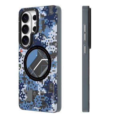 Galaxy S26 Ultra Case with M-Safe Charging Feature, Youngkit Camouflage Sykell Series Cover - 12