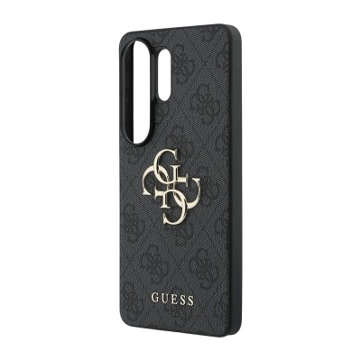 Galaxy S26 Ultra Kılıf Guess Orjinal Lisanslı PU Deri Büyük Metal Logo Dizaynlı Kapak - 6
