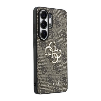Galaxy S26 Ultra Kılıf Guess Orjinal Lisanslı PU Deri Büyük Metal Logo Dizaynlı Kapak - 12