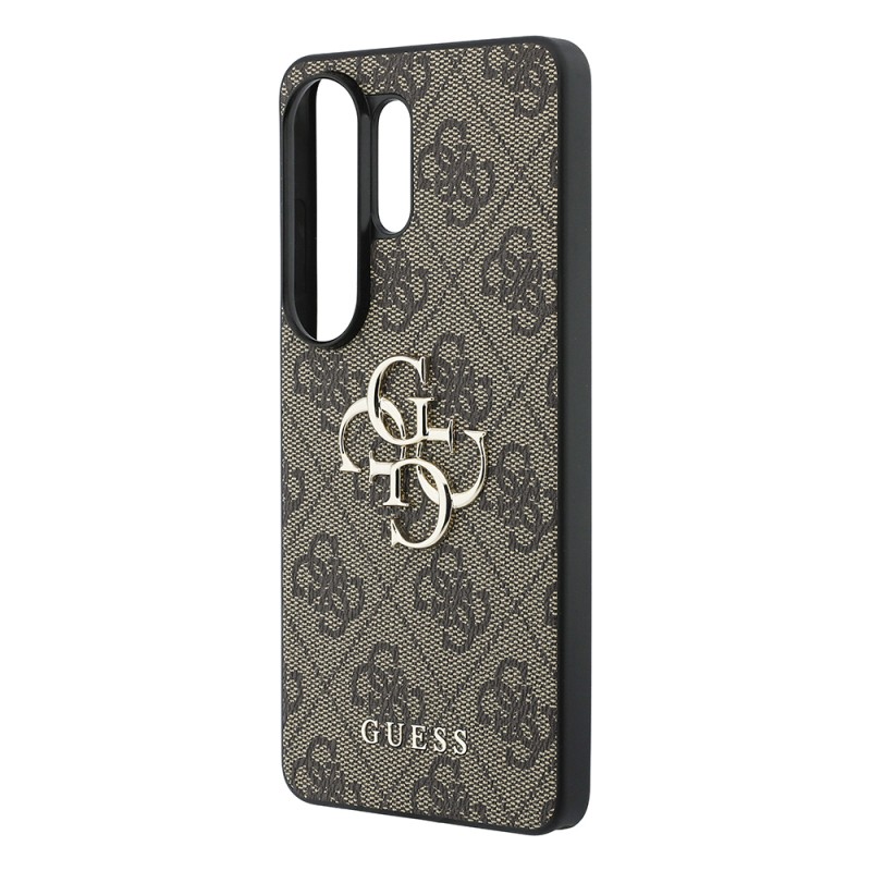 Galaxy S26 Ultra Kılıf Guess Orjinal Lisanslı PU Deri Büyük Metal Logo Dizaynlı Kapak - 14