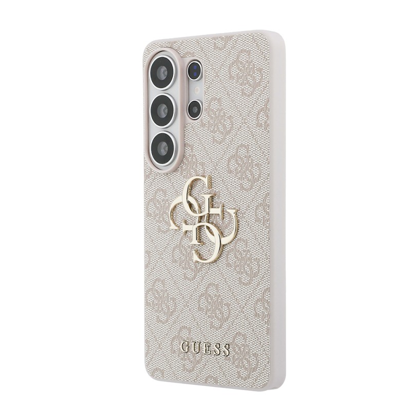Galaxy S26 Ultra Kılıf Guess Orjinal Lisanslı PU Deri Büyük Metal Logo Dizaynlı Kapak - 18