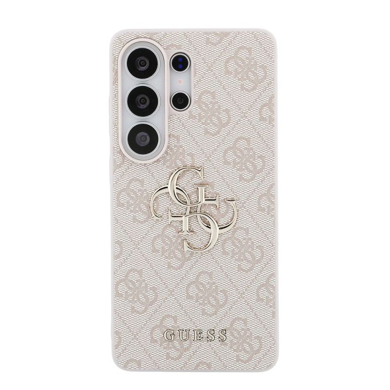 Galaxy S26 Ultra Kılıf Guess Orjinal Lisanslı PU Deri Büyük Metal Logo Dizaynlı Kapak - 19