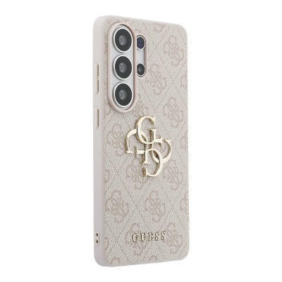 Galaxy S26 Ultra Kılıf Guess Orjinal Lisanslı PU Deri Büyük Metal Logo Dizaynlı Kapak - 20