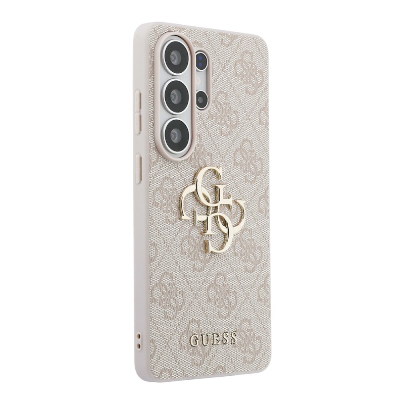 Galaxy S26 Ultra Kılıf Guess Orjinal Lisanslı PU Deri Büyük Metal Logo Dizaynlı Kapak - 20