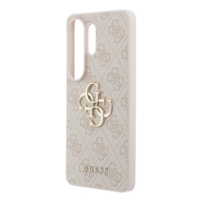 Galaxy S26 Ultra Kılıf Guess Orjinal Lisanslı PU Deri Büyük Metal Logo Dizaynlı Kapak - 22