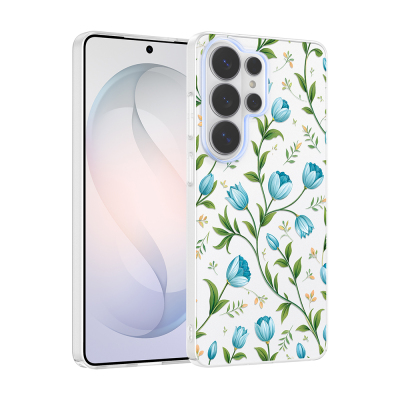 Galaxy S26 Ultra Kılıf Kamera Korumalı Desenli Zore Klip Kapak - Zore