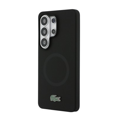 Galaxy S26 Ultra Kılıf Lacoste Orjinal Lisanslı M-safe Şarj Özellikli İkonik Logolu Metal Kamera Çerçeveli Silikon Kapak - 2