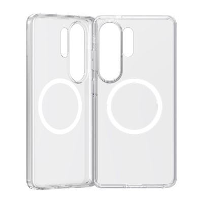 Galaxy S26 Ultra Kılıf M-safe Şarj Özellikli Benks Magnetik Crystal Serisi Şeffaf Kapak - 4