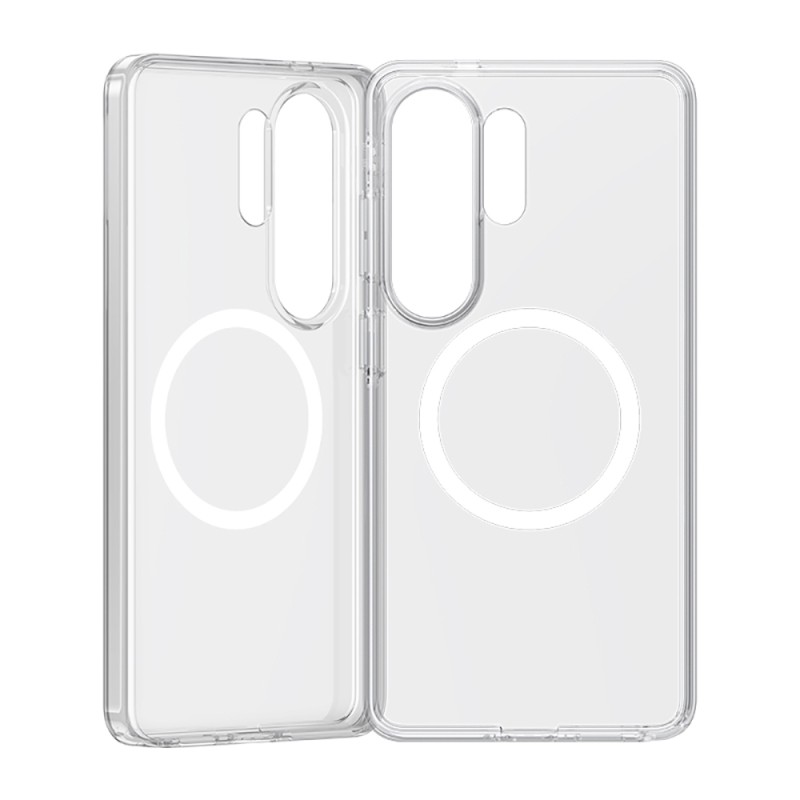 Galaxy S26 Ultra Kılıf M-safe Şarj Özellikli Benks Magnetik Crystal Serisi Şeffaf Kapak - 4