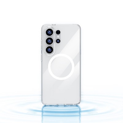 Galaxy S26 Ultra Kılıf M-safe Şarj Özellikli Benks Magnetik Crystal Serisi Şeffaf Kapak - 10