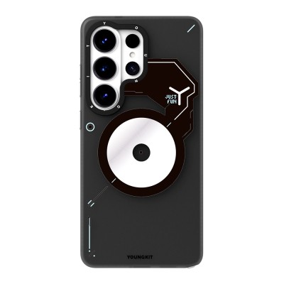 Galaxy S26 Ultra Kılıf M-safe Şarj Özellikli Disk Desenli Youngkit Disc Battle Kapak - 2