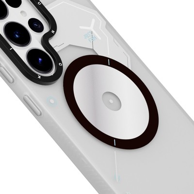 Galaxy S26 Ultra Kılıf M-safe Şarj Özellikli Disk Desenli Youngkit Disc Battle Kapak - 6