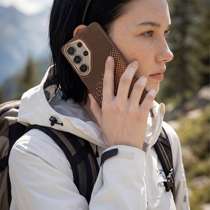 Galaxy S26 Ultra Kılıf M-safe Şarj Özellikli Raptic Aramid Skin Dual Serisi Karbon Kapak - 10