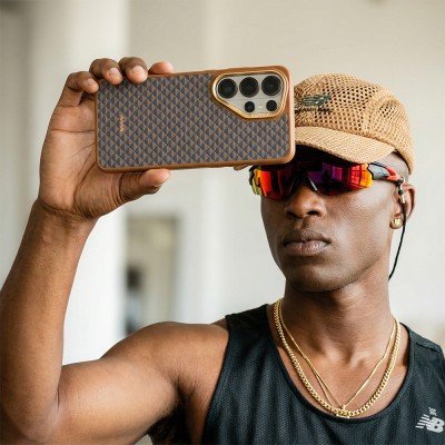 Galaxy S26 Ultra Kılıf M-safe Şarj Özellikli Raptic Aramid Skin Dual Serisi Karbon Kapak - 19
