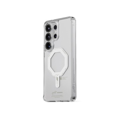 Galaxy S26 Ultra Kılıf M-safe Şarj Özellikli Şeffaf Airbag Tasarımlı Skinarma Saido Mag-Charge Nightglow Kapak - 4