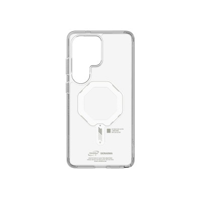Galaxy S26 Ultra Kılıf M-safe Şarj Özellikli Şeffaf Airbag Tasarımlı Skinarma Saido Mag-Charge Nightglow Kapak - 5
