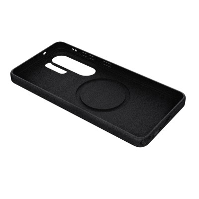 Galaxy S26 Ultra Kılıf M-safe Şarj Özellikli Velvet-Fluff Kaplama Wlons Adev Kapak - 9