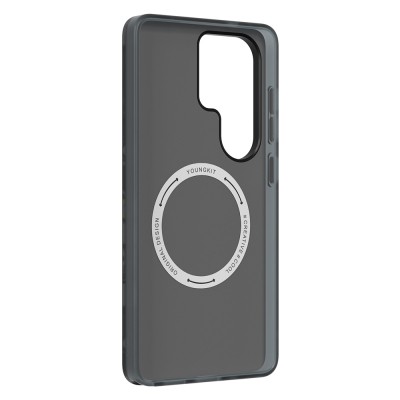 Galaxy S26 Ultra Kılıf M-Safe Şarj Özellikli Youngkit Camouflage Sykell Serisi Kapak - 16