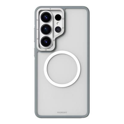 Galaxy S26 Ultra Kılıf M-safe Şarj Özellikli Youngkit Rock Sand Serisi Kapak - Youngkit