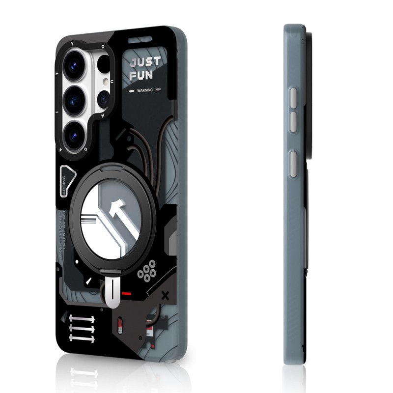 Galaxy S26 Ultra Kılıf M-safe Şarj Özellikli Youngkit Starship Serisi Kapak - 7