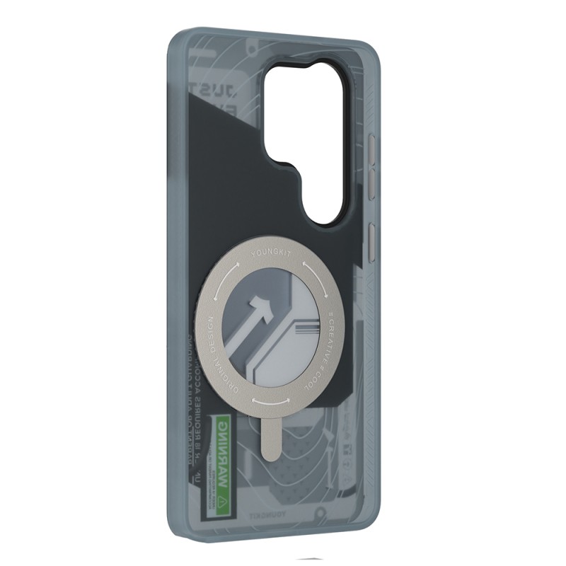 Galaxy S26 Ultra Kılıf M-safe Şarj Özellikli Youngkit Starship Serisi Kapak - 12
