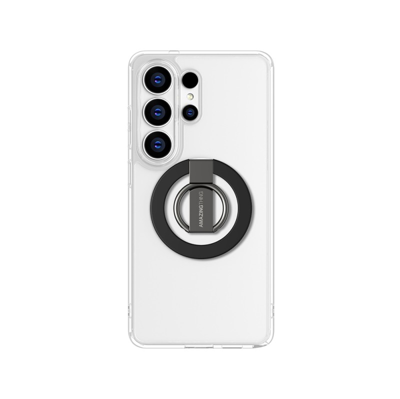 Galaxy S26 Ultra Kılıf M-safe Şarj Özellikli Yüzük Standlı Amazingthing Minimal Grip Serisi Kapak - 2